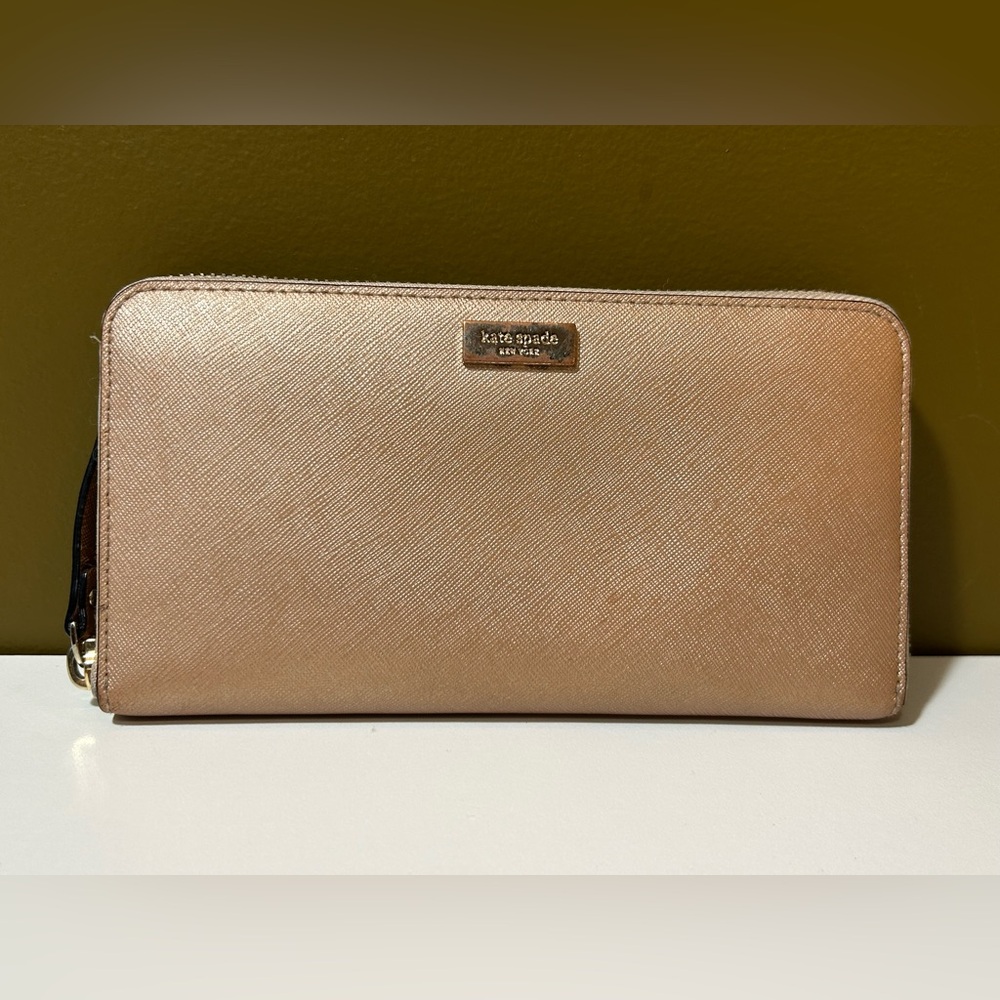 Kate Spade Metallic Gold Wallet